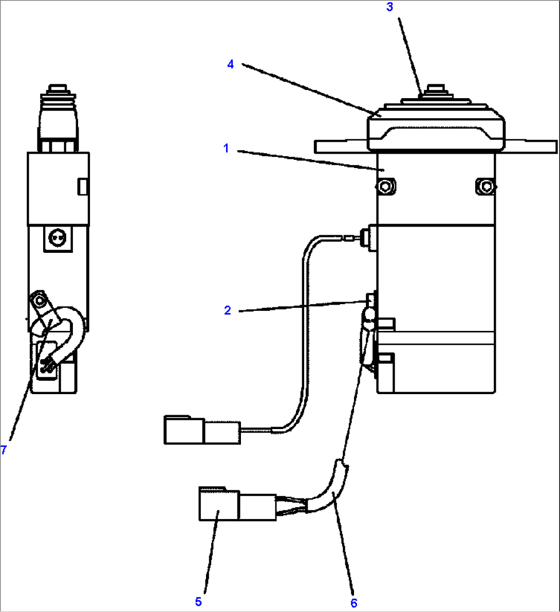 FIG. E0830-01A0 ELECTRIC LEVER