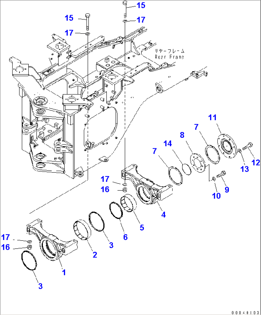 AXLE SUPPORT(#55001-)
