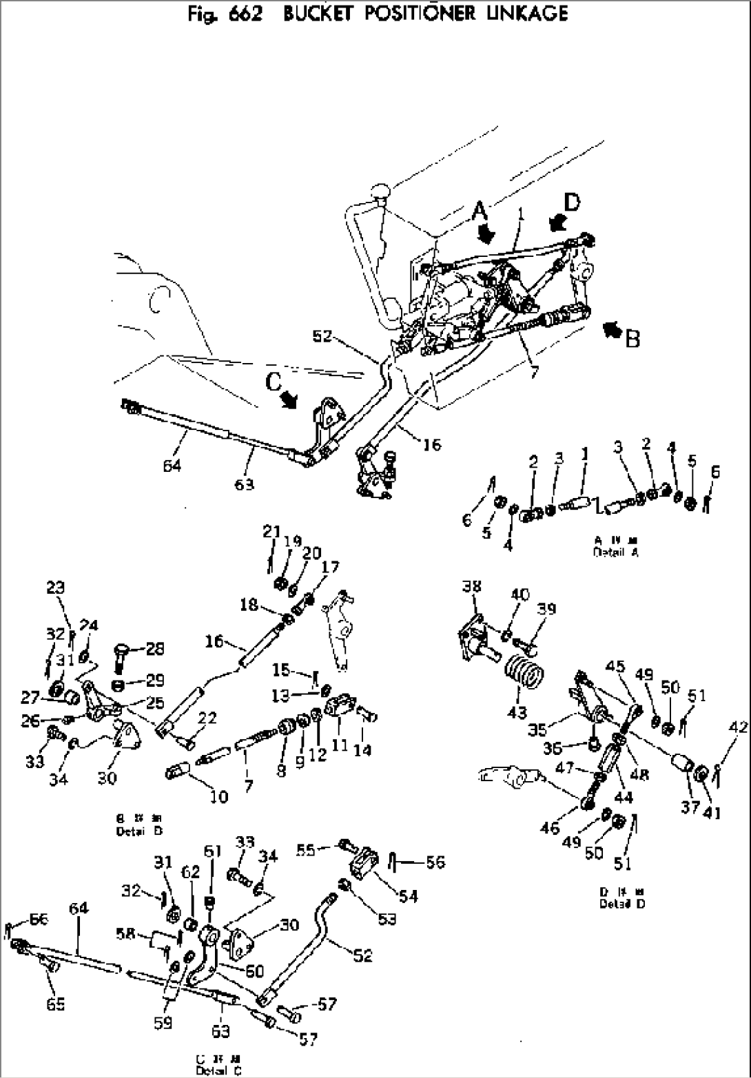 BUCKET POSITIONER LINKAGE