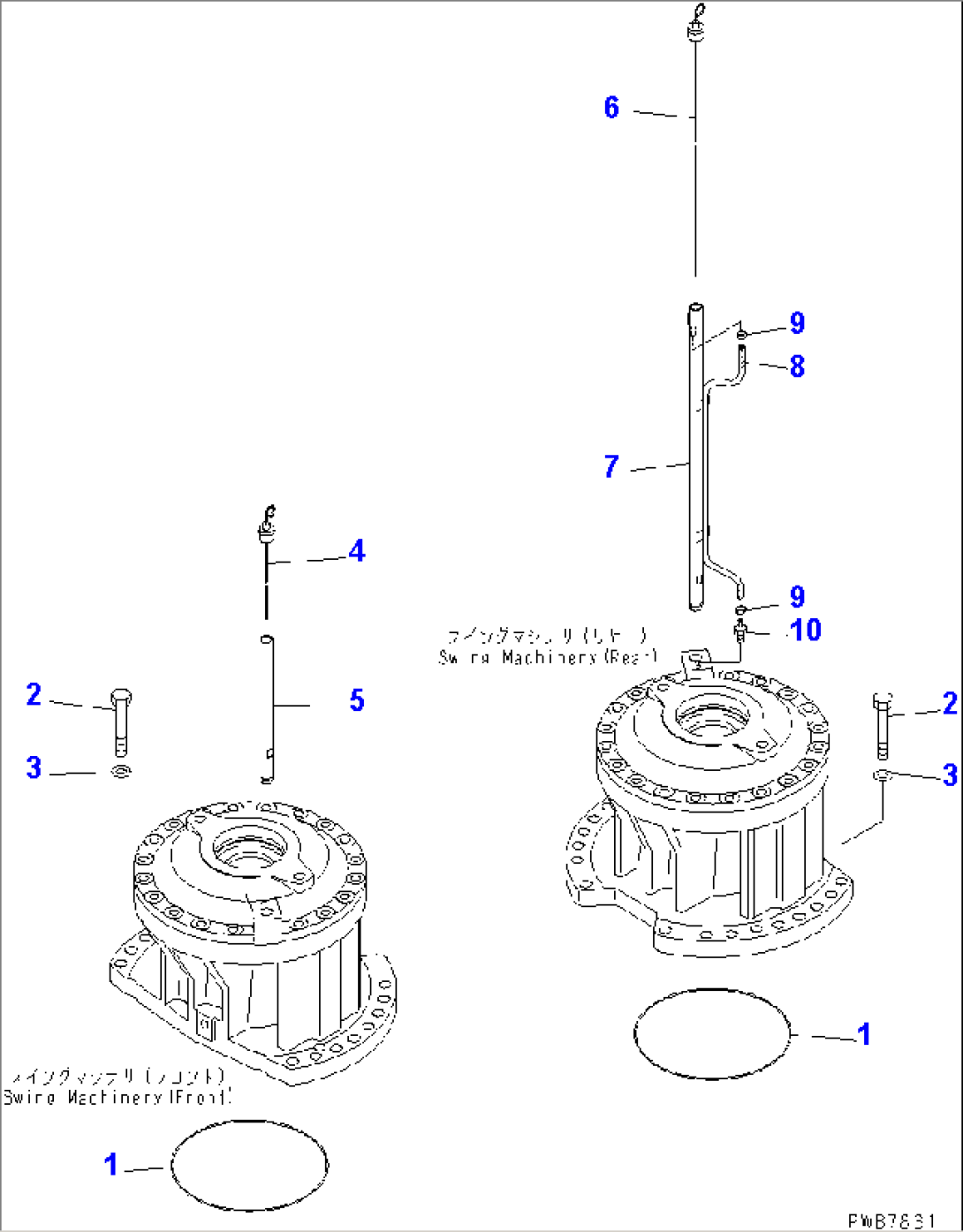 SWING MACHINERY (GAUGE AND MOUNT PARTS)