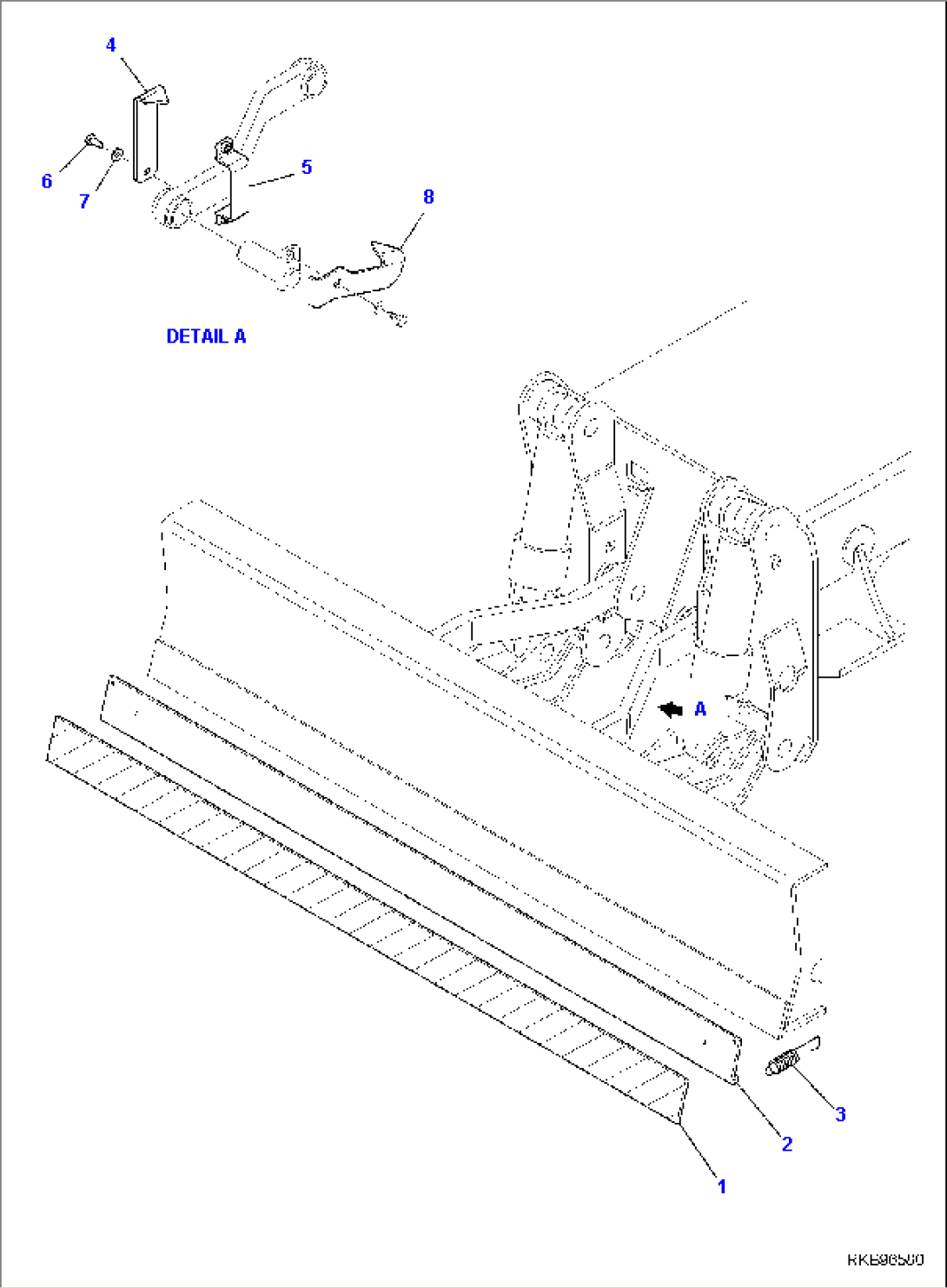 ROAD CIRCULATION ACCESSORY, FOR MACHINE WITH FRONT BLADE