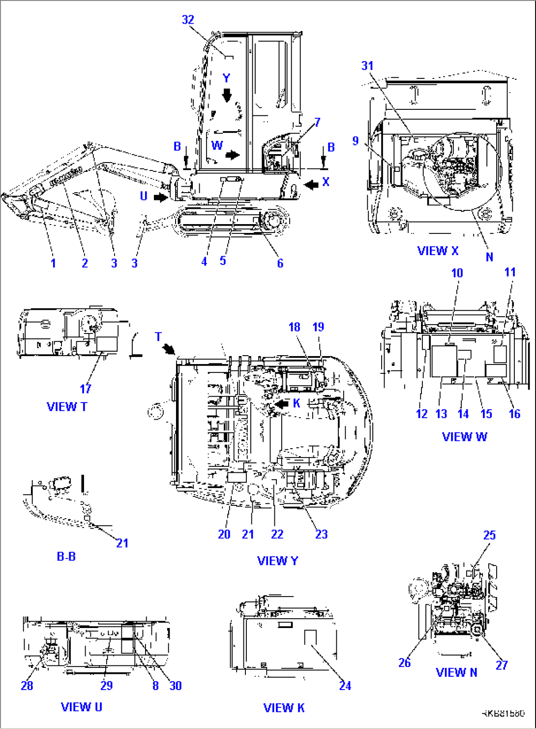 MARK AND PLATES (CAB) (WITH TRAVEL INCREMENT) (1/2)