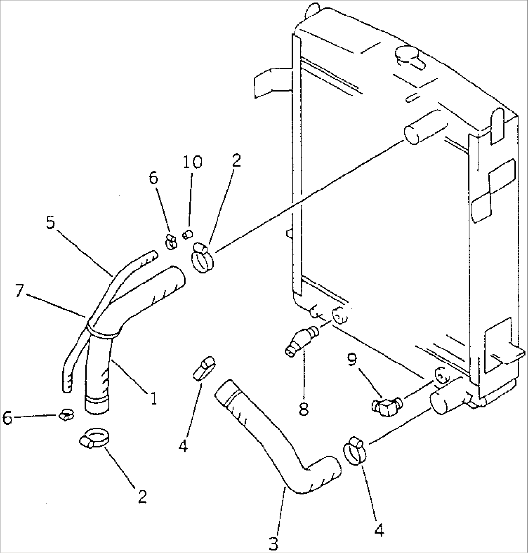 RADIATOR PIPING(#10001-10028)