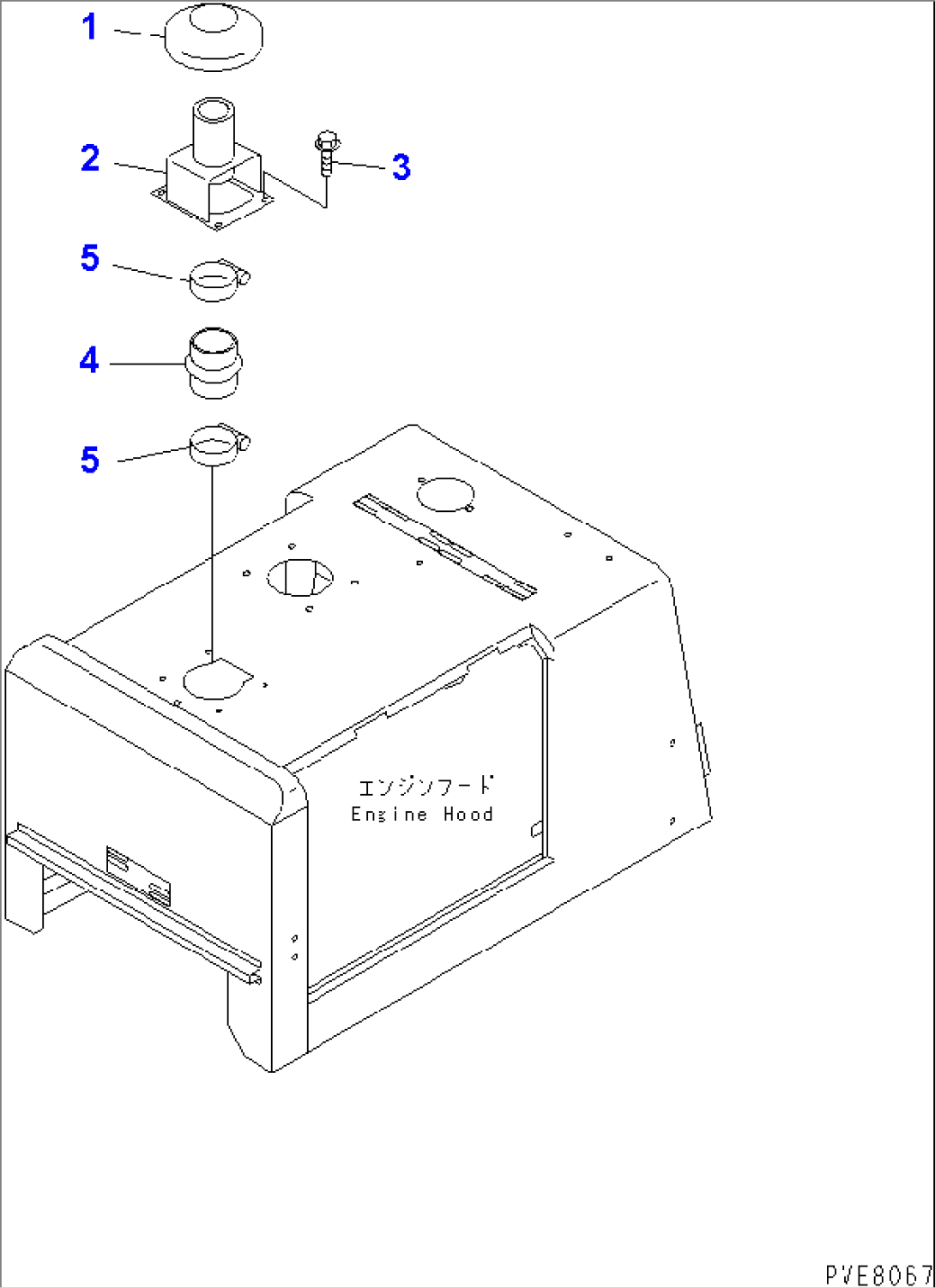 HOOD (AIR INTAKE EXTENSION)