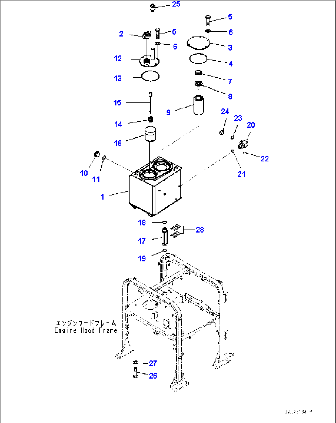 Hydraulic Tank (#1001-)