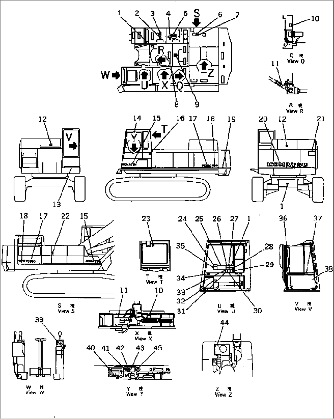 MARKS AND PLATES (CHASSIS SIDE) (GERMAN)