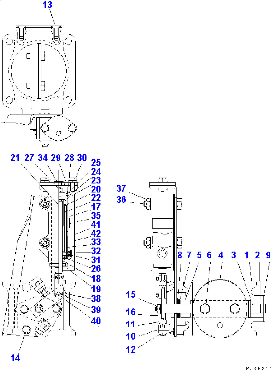 EXHAUST BRAKE (INNER PARTS)(#12624-13122)
