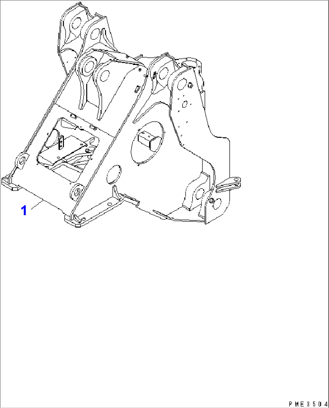 FRONT FRAME (WITH BRAKE COOLING SYSTEM)