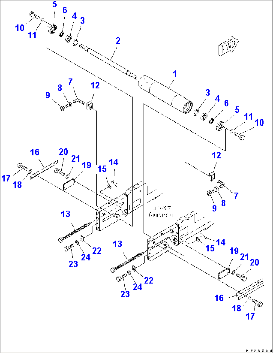 CONVEYOR (INNER PARTS) (TAIL PULLEY)