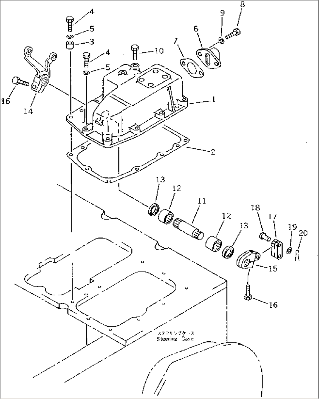 STEERING CASE COVER (FOR MONO LEVER STEERING)