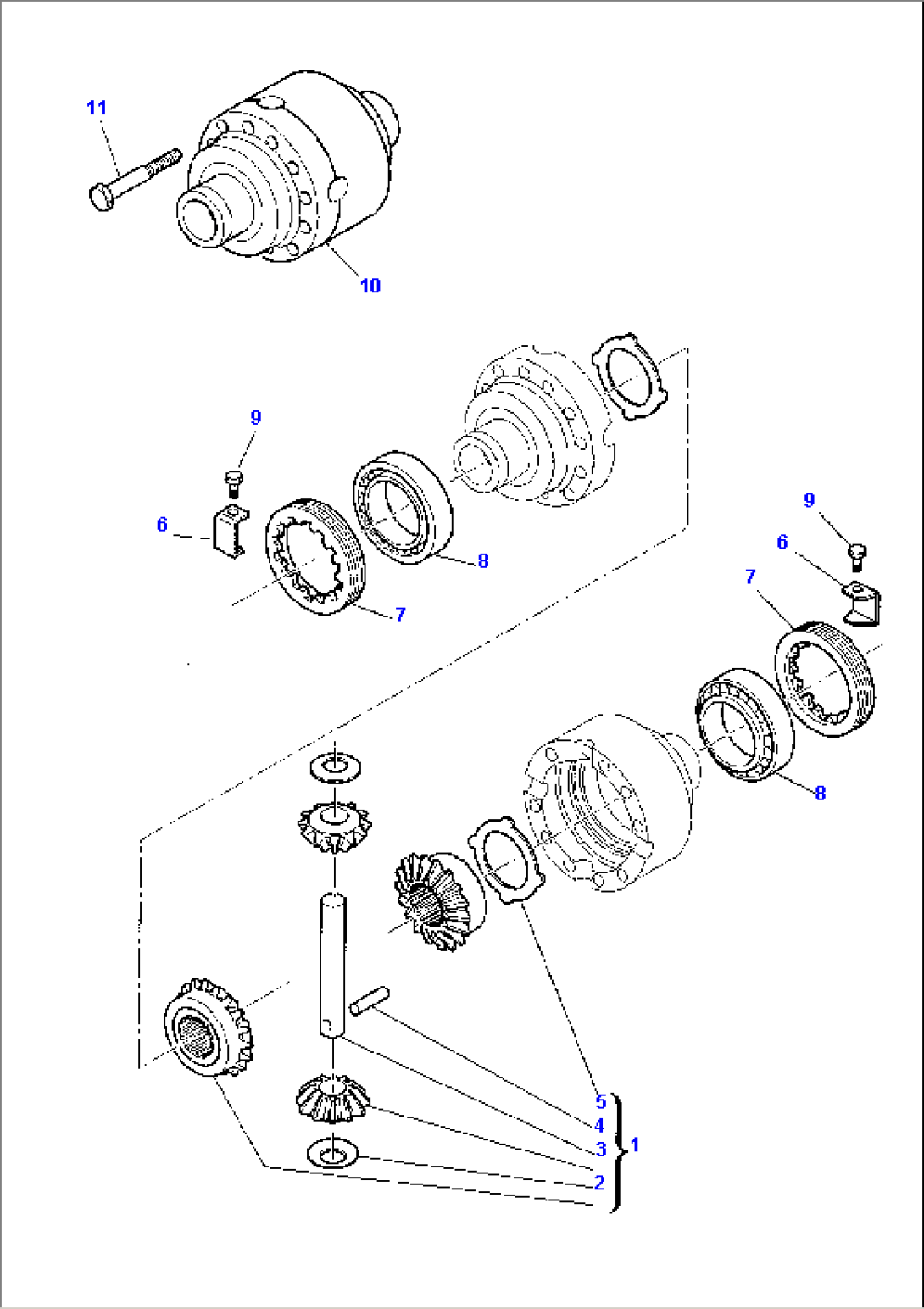 FRONT AXLE (4WD) (4/6)