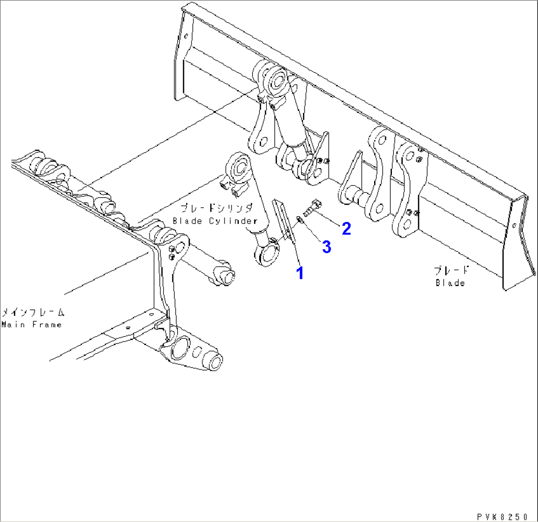 BLADE CYLINDER ROD PROTECTOR (FOR REAR PARALLEL LINK DOZER)