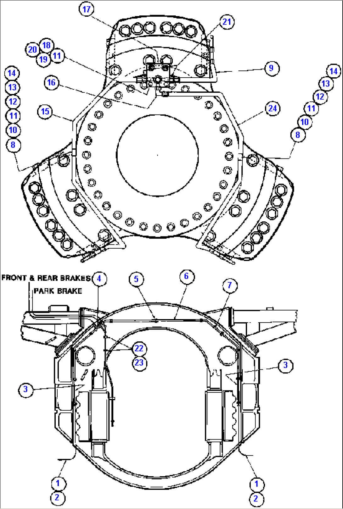 FRONT BRAKE PIPING