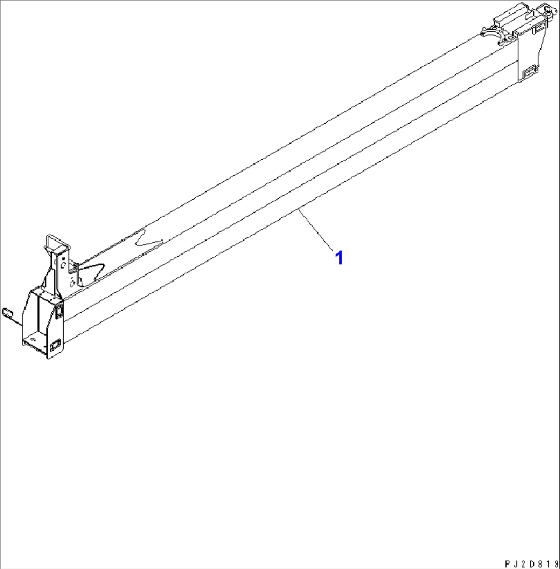 BOOM (5TH BOOM) (WITH 3RD WINCH)(#10301-)