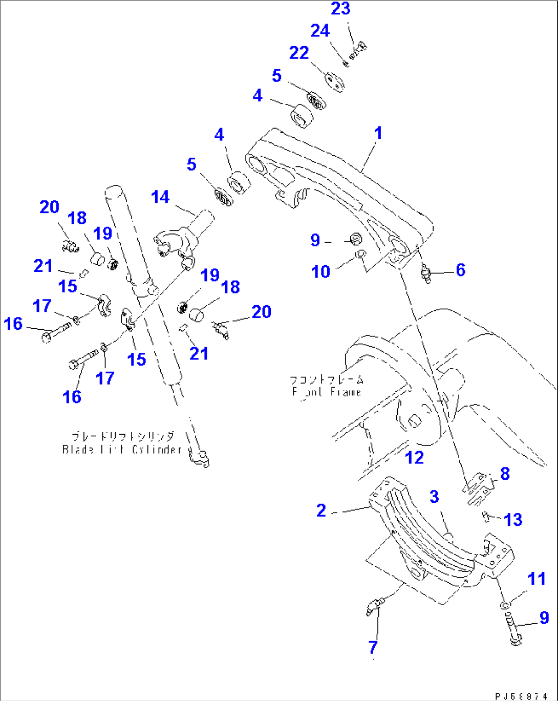 BLADE LIFTER (FOR 90 DEG. BANK)