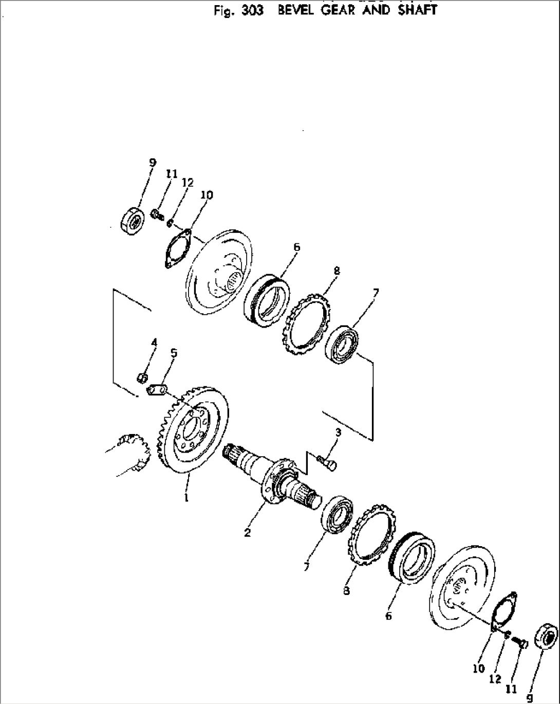 BEVEL GEAR AND SHAFT