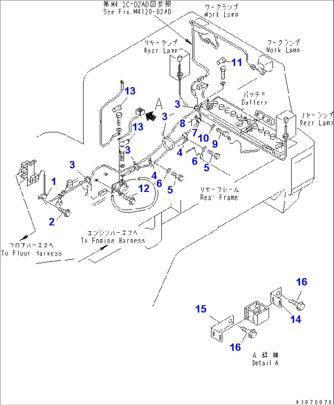 MAIN HARNESS (BATTERY RELAY AND RELATED PARTS)(#54238-)