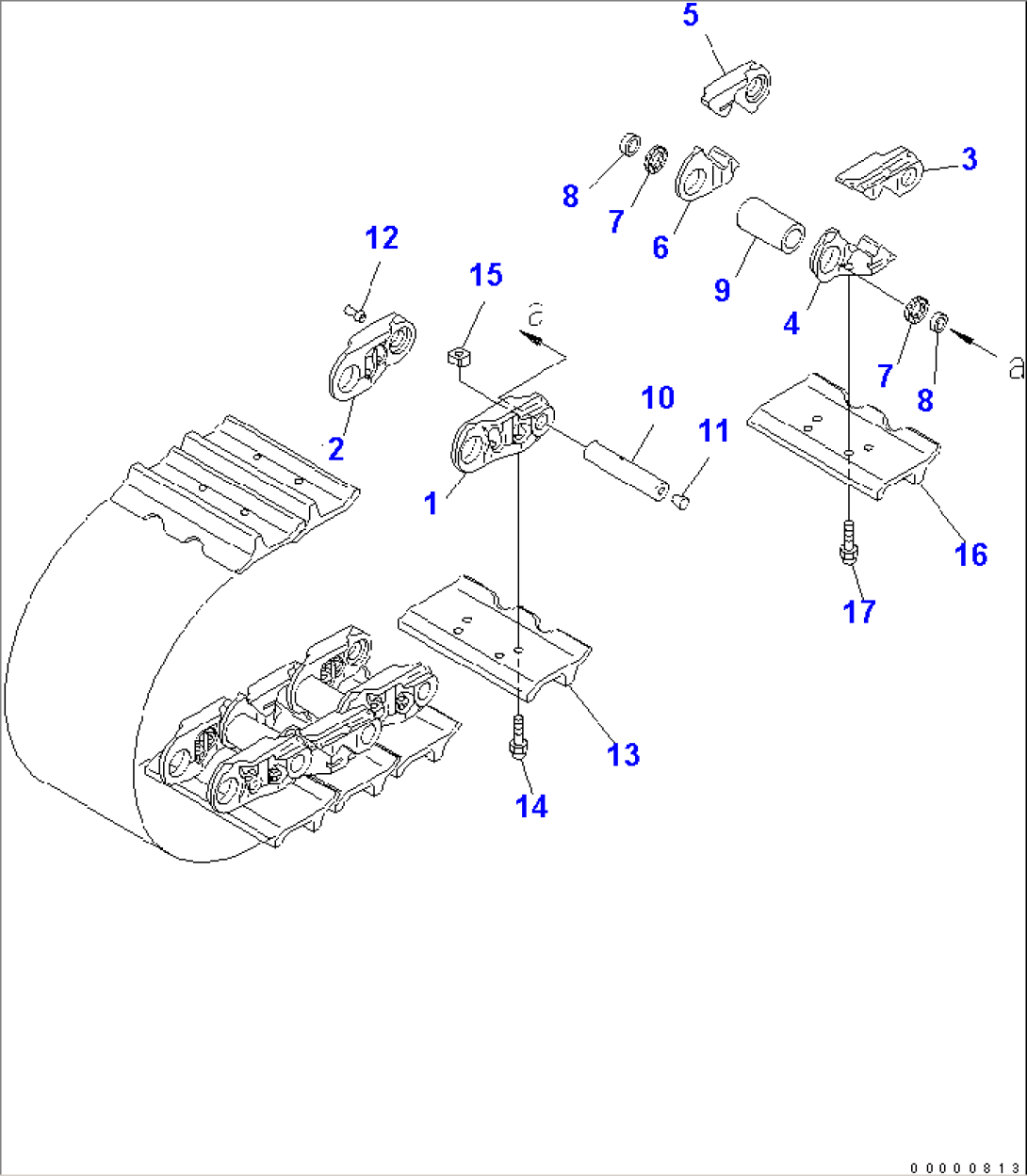 TRACK SHOE (660MM WIDE) (COLD WEATHER (A) SPEC.)