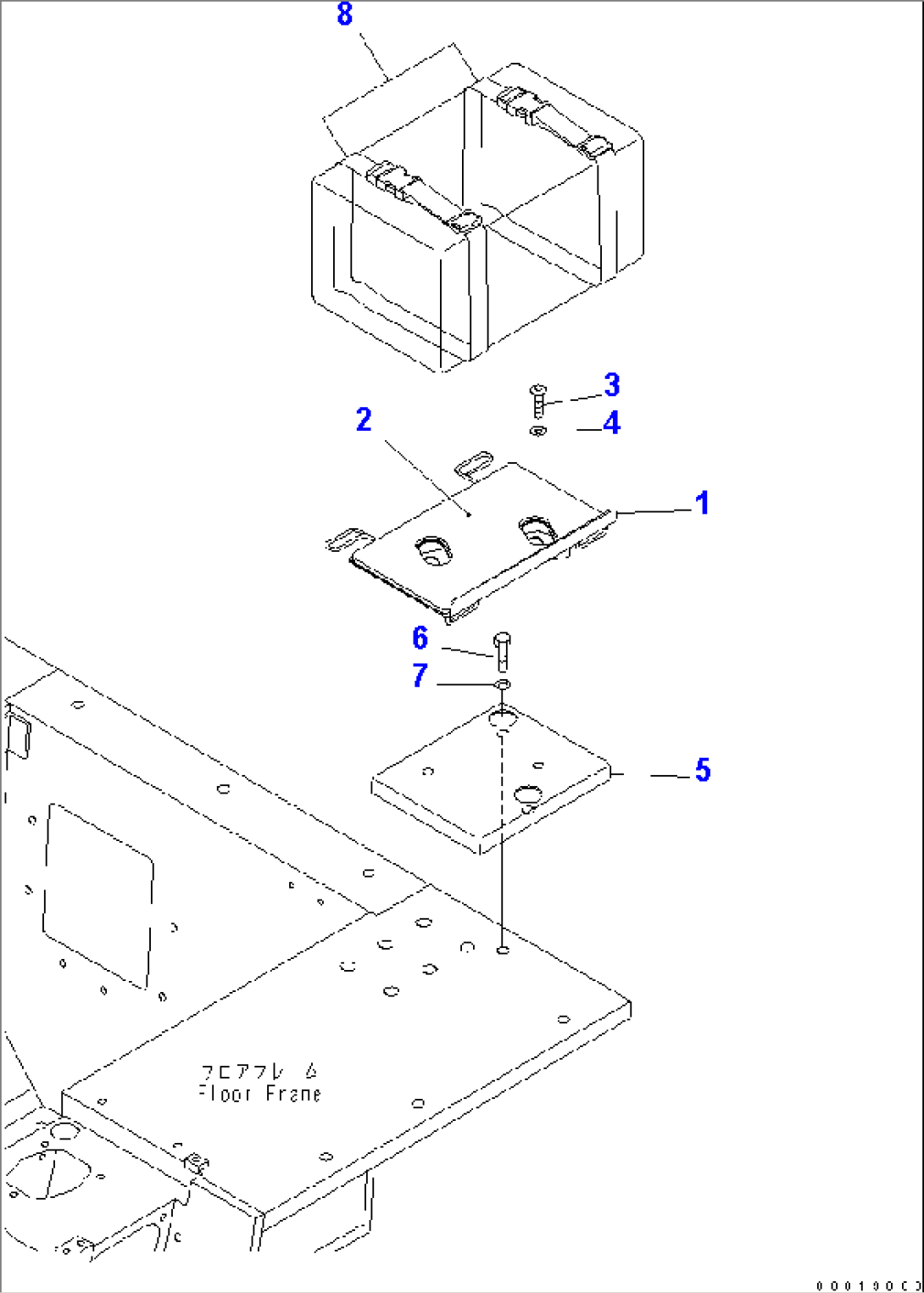 LUNCH BOX BRACKET (WITHOUT CAB)
