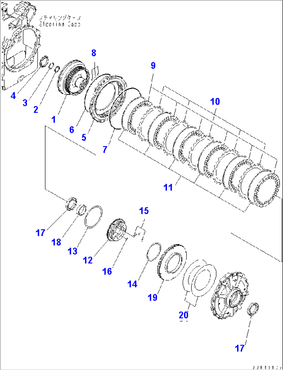 BRAKE (1/2)(#80001-)