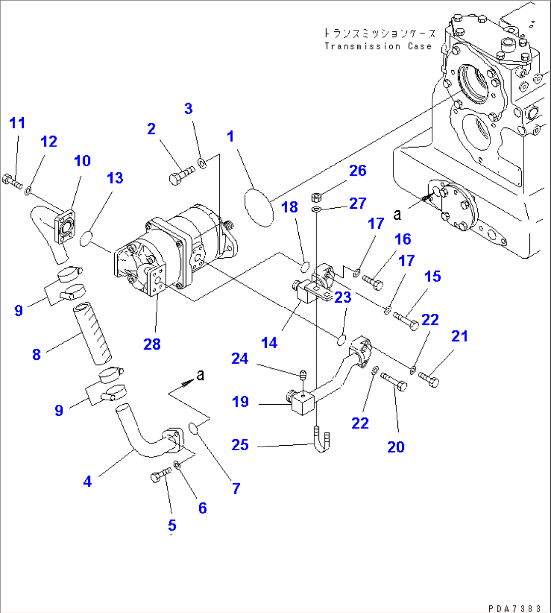 POWER LINE (MAIN PUMP AND TRANSMISSION PIPING)