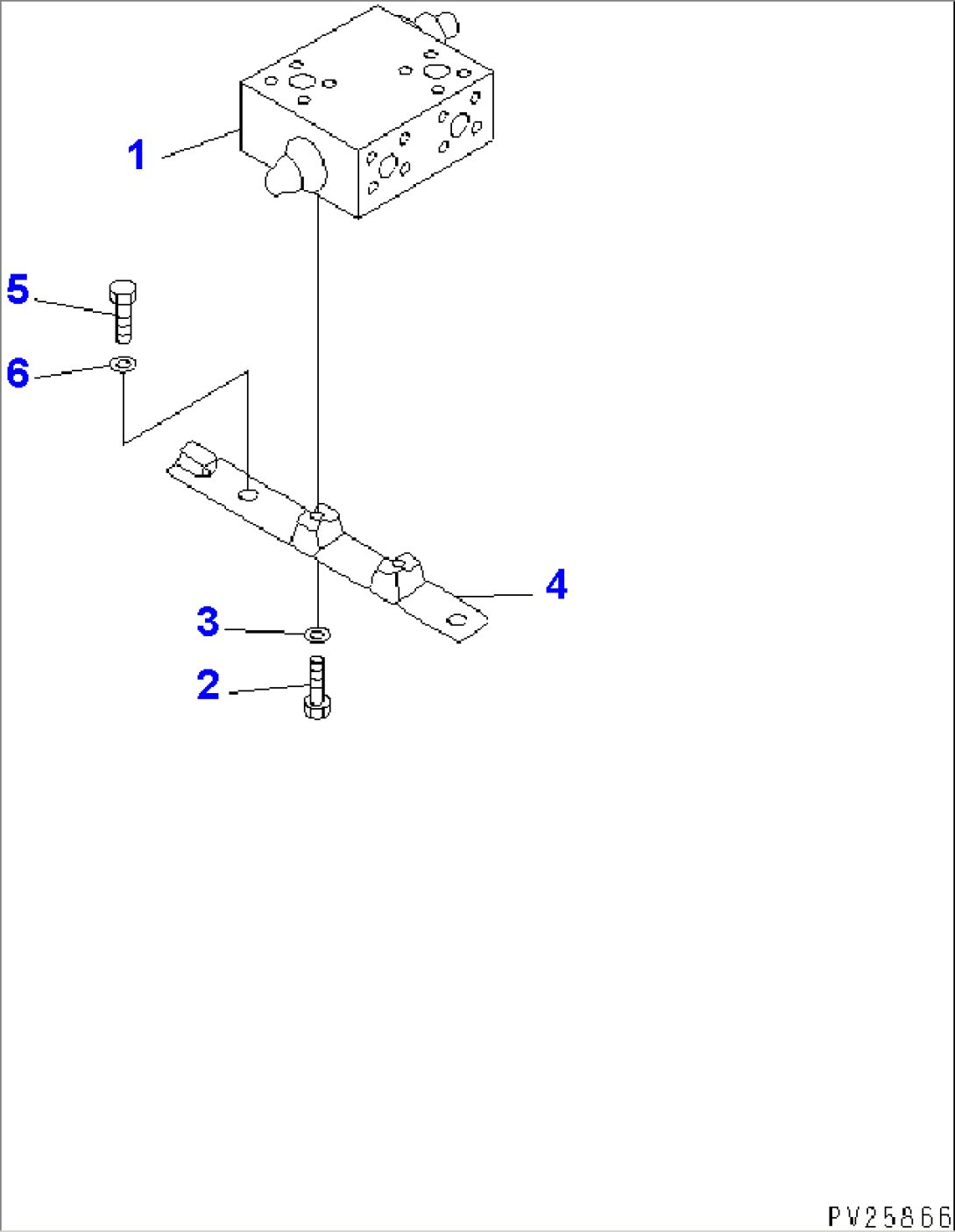 STEERING AND HOIST PIPING (RELIEF VALVE)