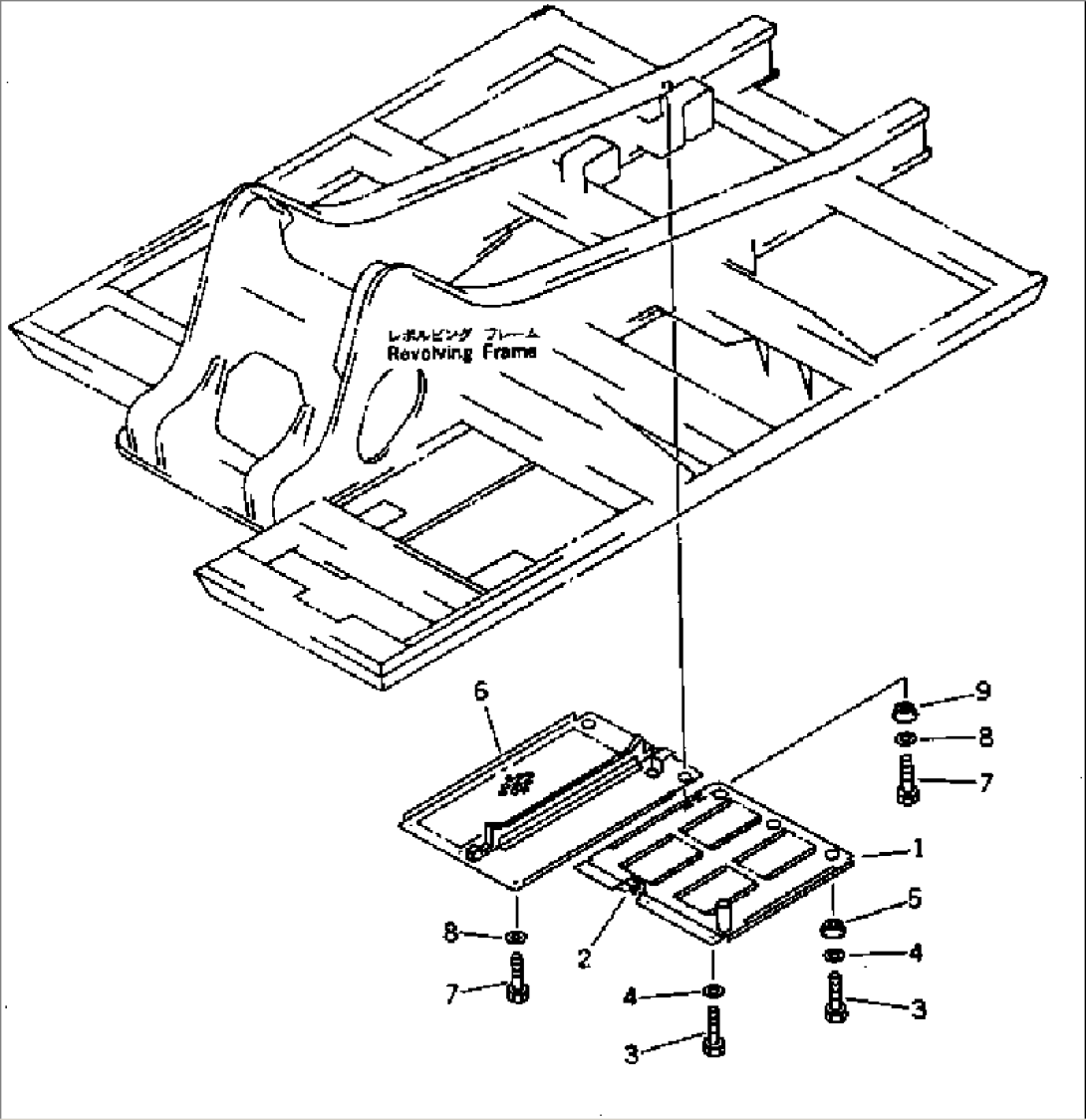 UNDER COVER (FOR MAIN FRAME AND FRAME¤ R.H.) (FOR JAPAN)(#36614-)