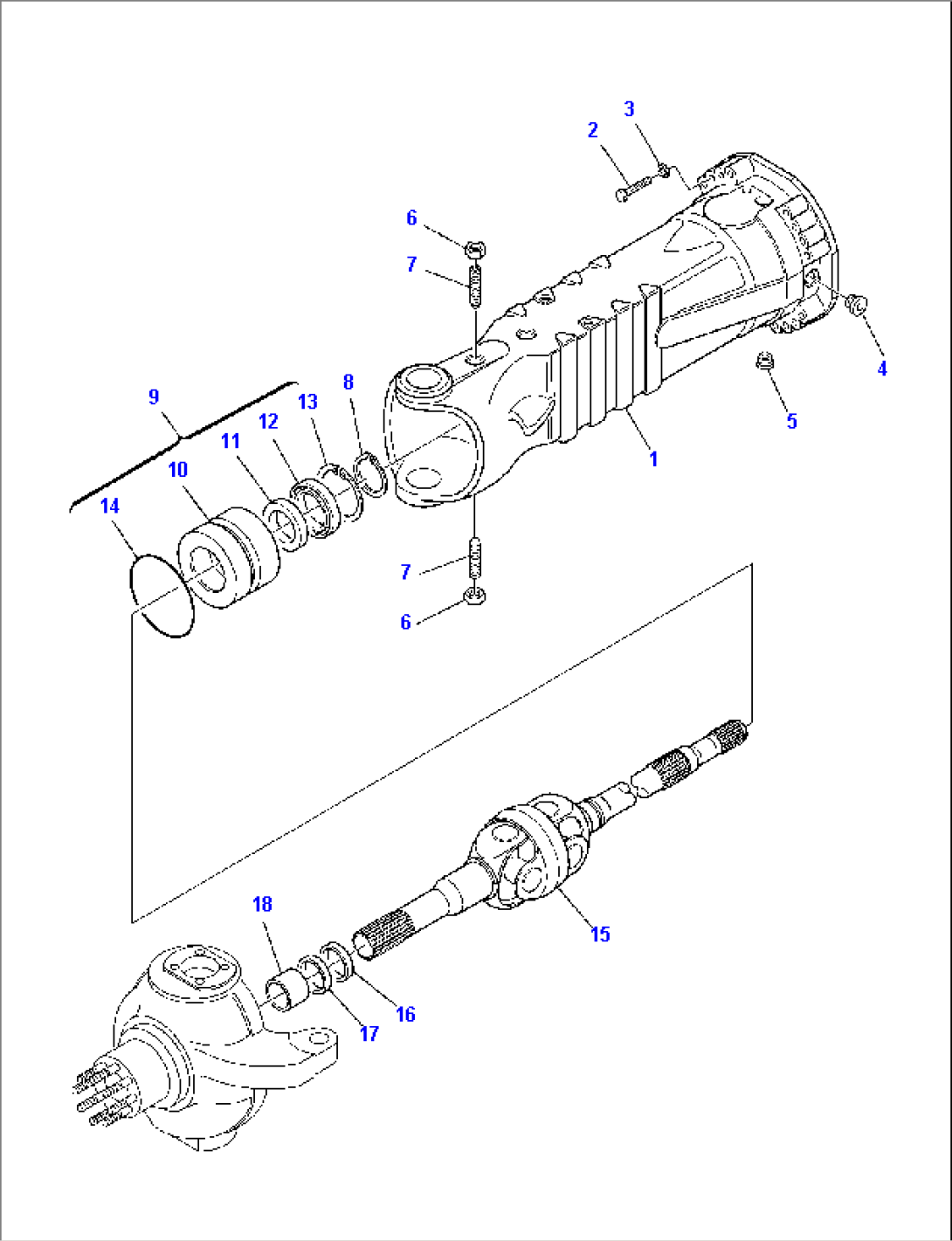 FRONT AXLE (3/6)