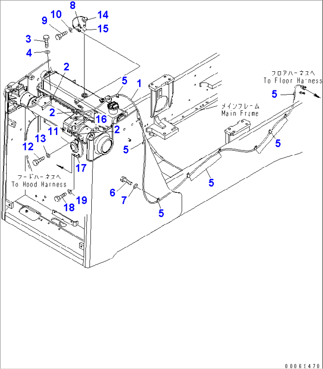 WIRING (RADIATOR)(#10001-10579)