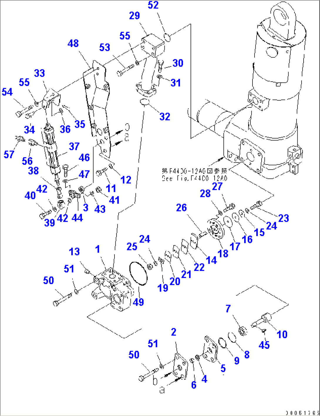 FRONT AXLE (R.H.) (FRONT SUSPENSION ASS