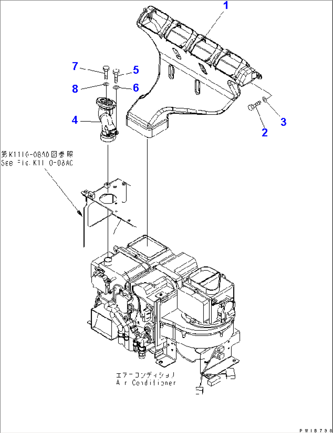 AIR CONDITIONER (REAR DUCT)