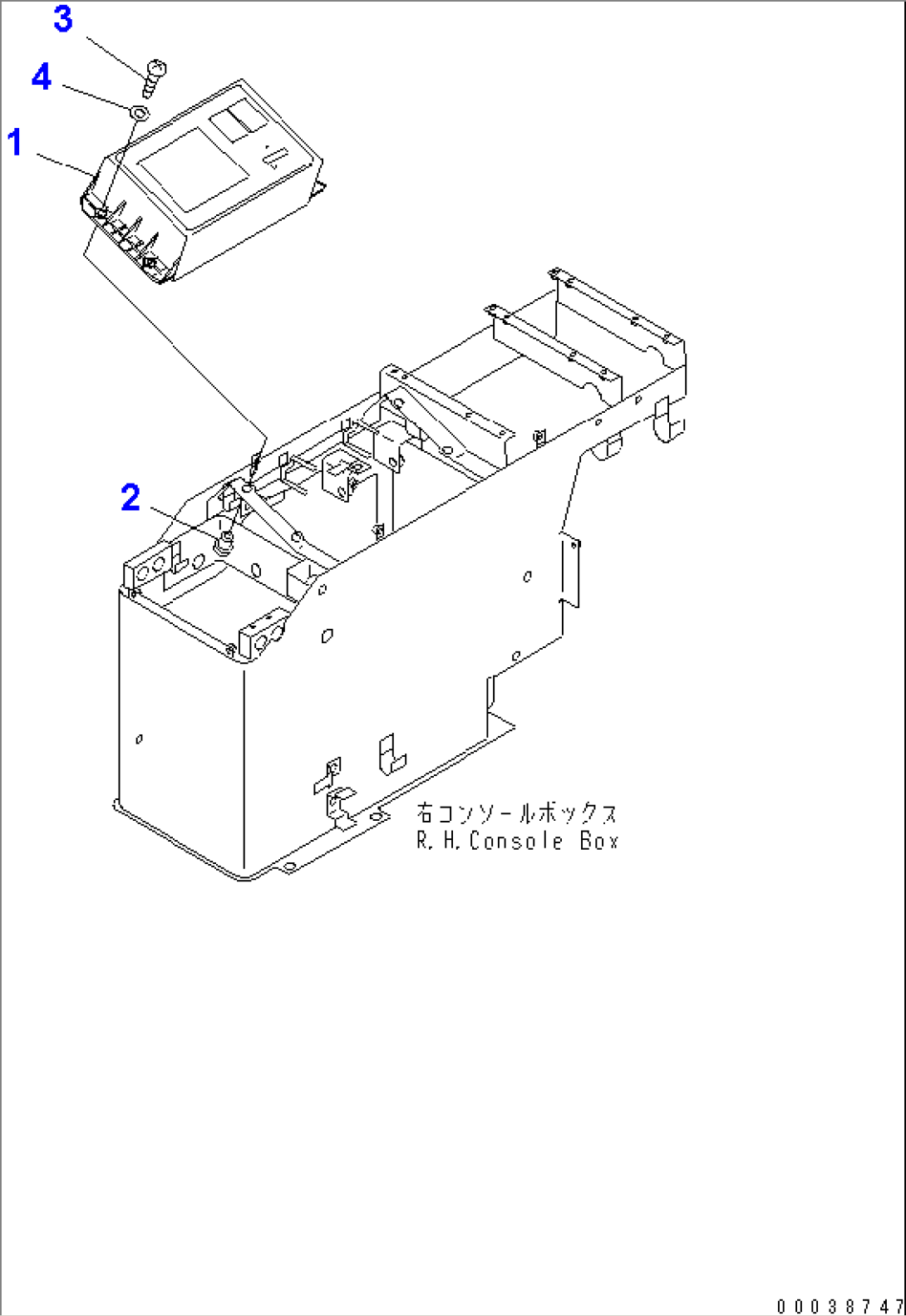 FLOOR SUB (SUB MONITOR AND MOUNTING PARTS) (FOR REMOTE POSITIONER)