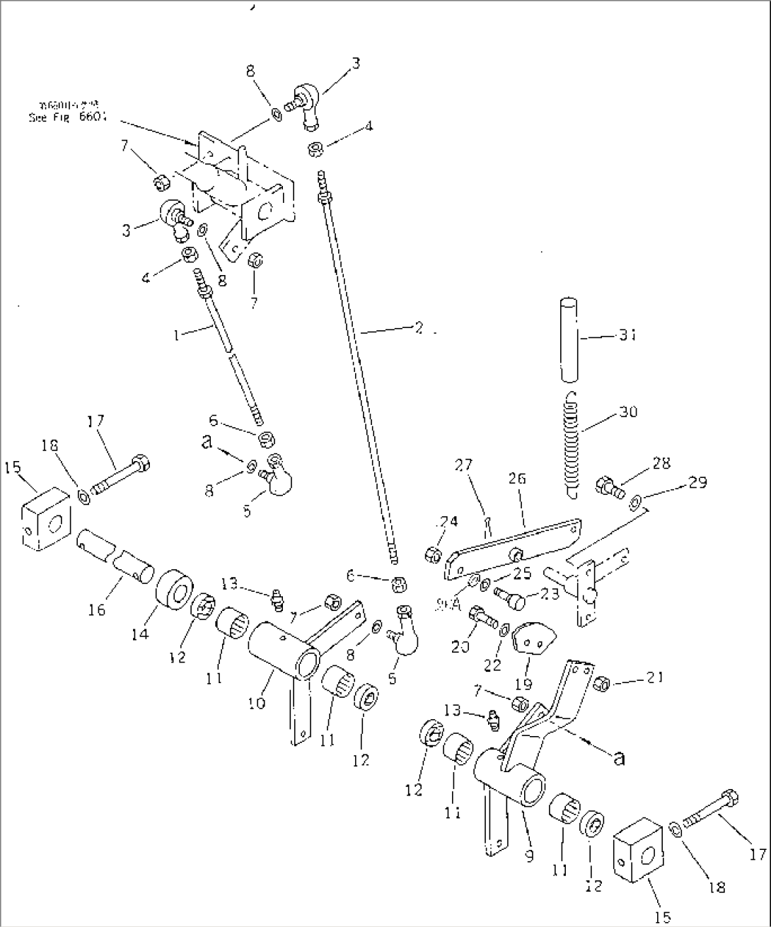 WORK EQUIPMENT CONTROL LINKAGE (1/2)