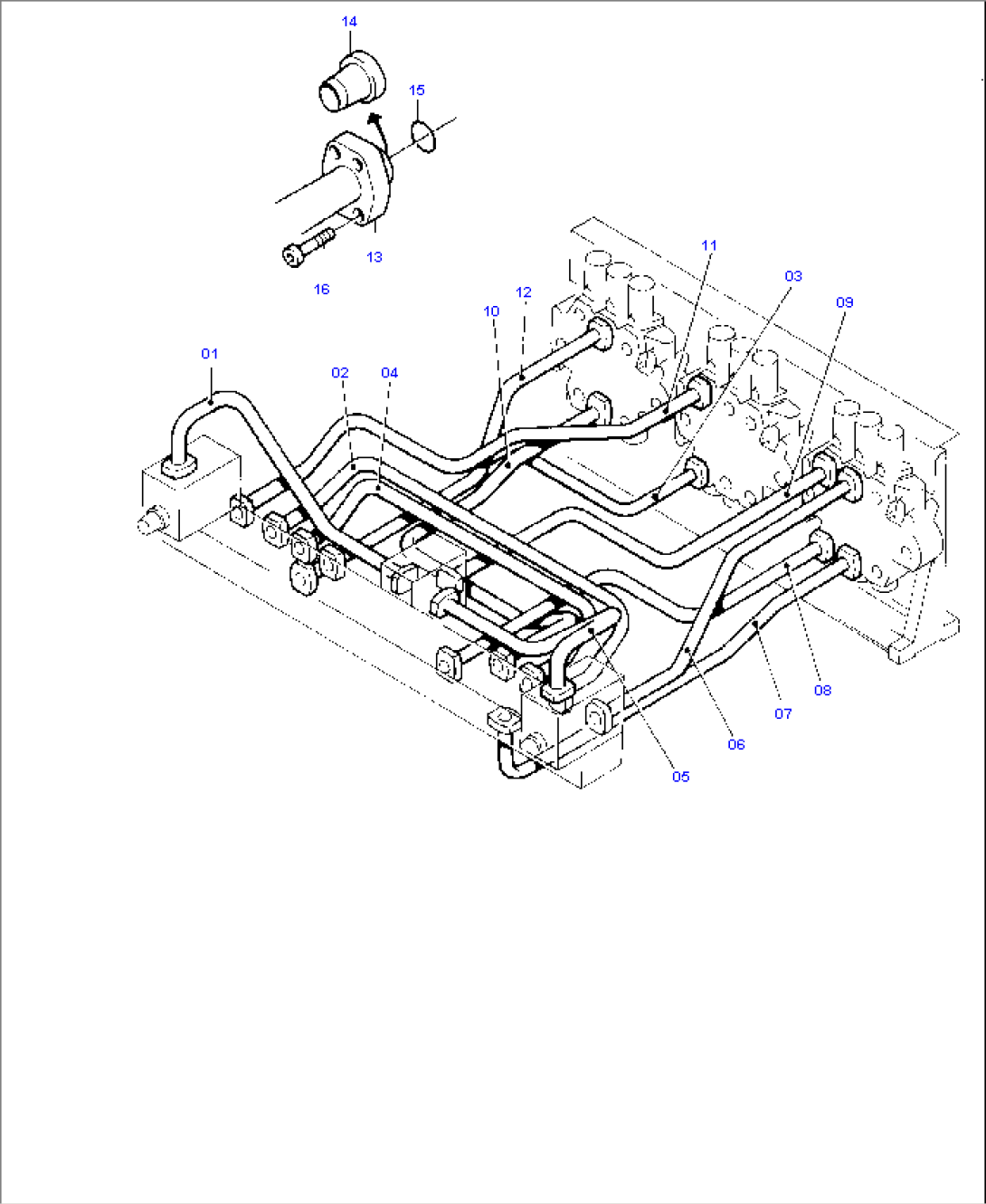 Pipings - Control Blocks - Manifold