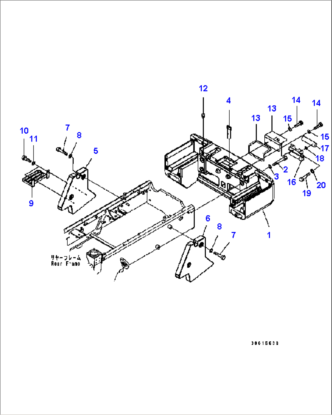 COUNTER WEIGHT (ADDITIONAL WEIGHT) (TROPICAL SPEC) (#B11514-)