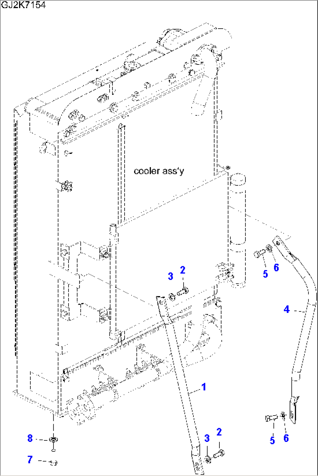 COOLER MOUNTING PARTS