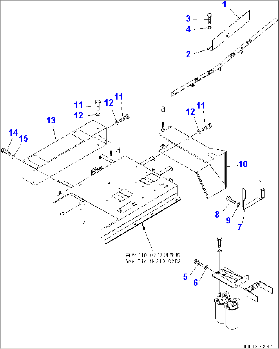 BRAKE PIPING (COOLER COVER)(#60002-)