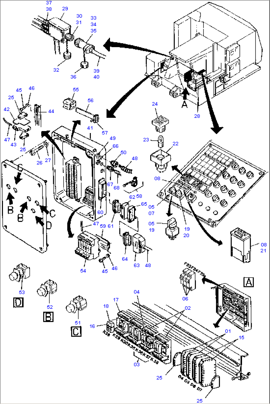 Electrical Equipment, Lube- and Spray-Arrangement