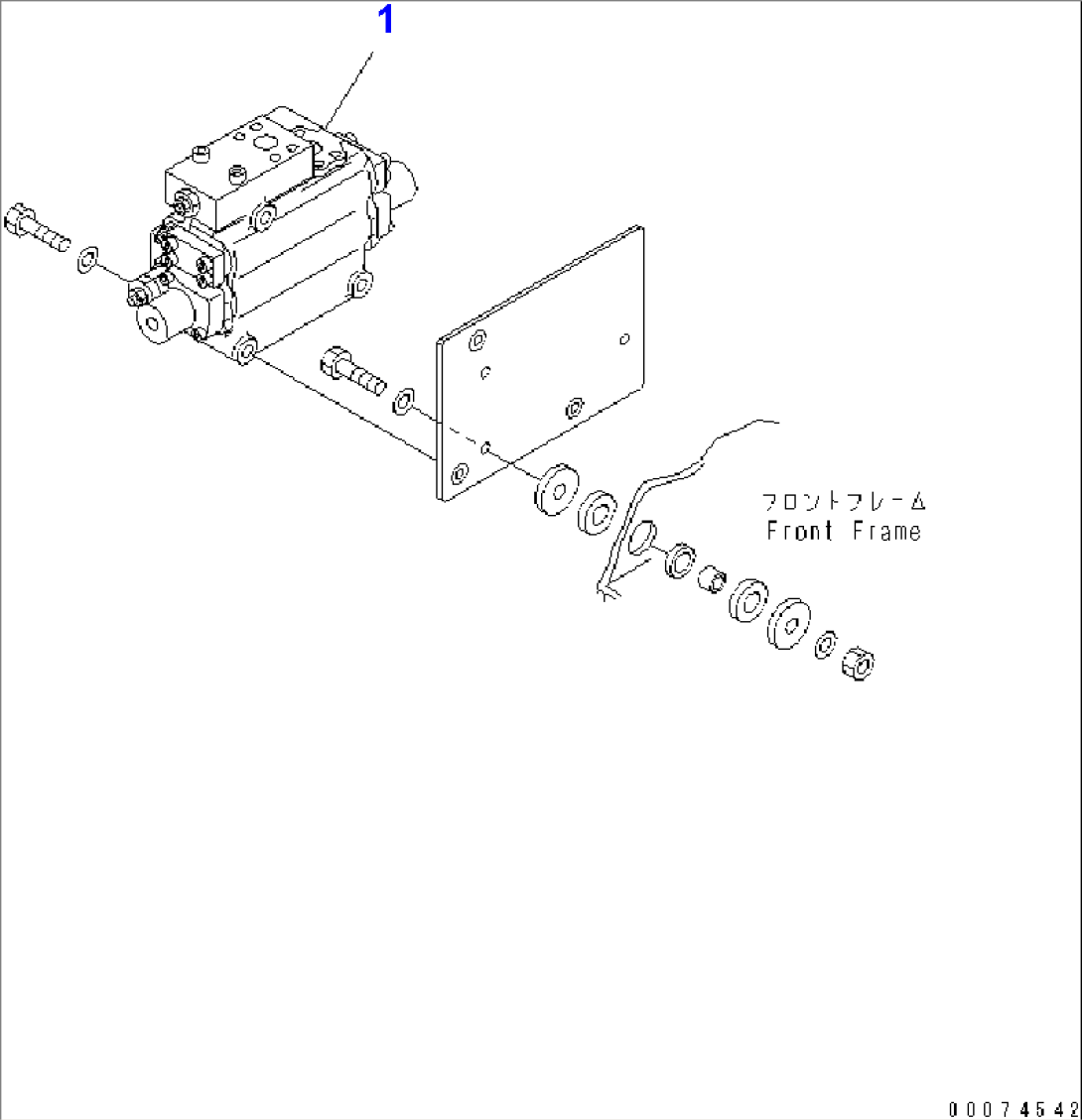 STEERING CONTROL VALVE (VALVE) (WITH ADVANCED JOY STICK STEERING)(#51075-)