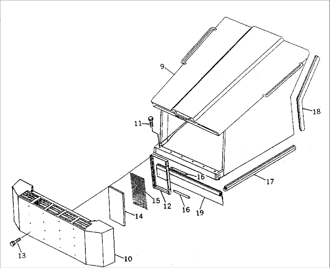 NOISE REDUCTION (1/4) (ENGINE BONNET)