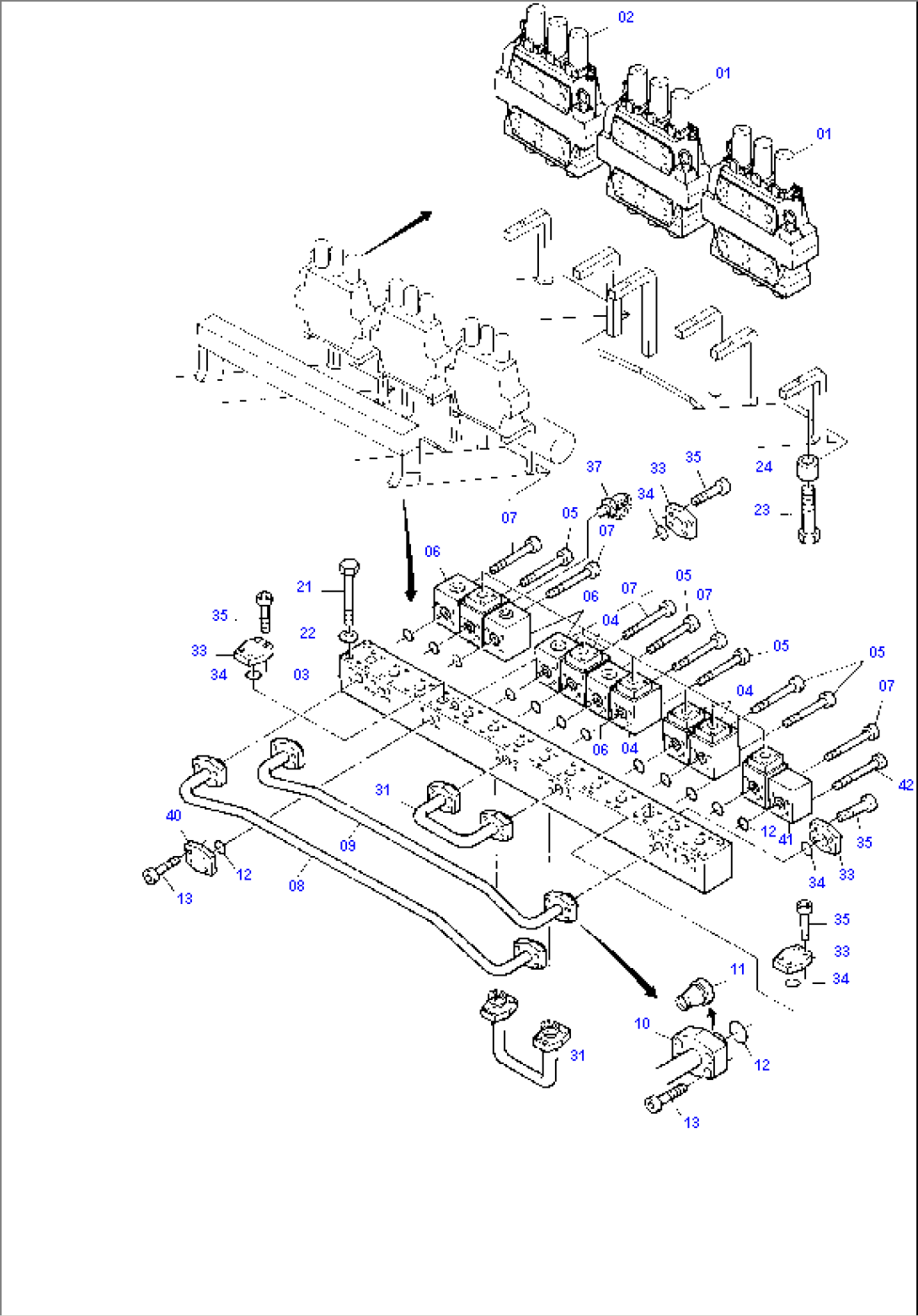 Arr. Control Blocks and Manifold