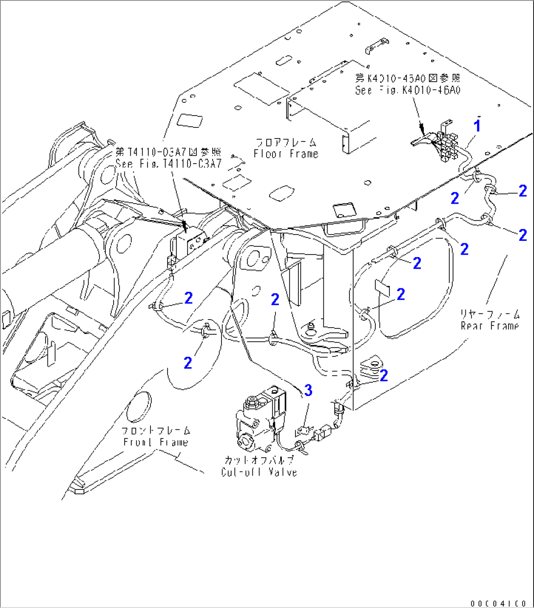 FRONT HARNESS (ADDITIONAL HARNESS LINE)(#54001-)