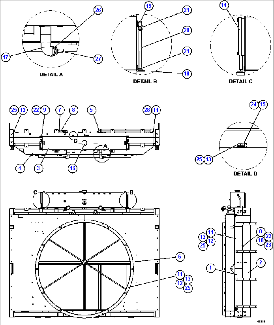 RADIATOR & SHROUD ASSEMBLY PC2616