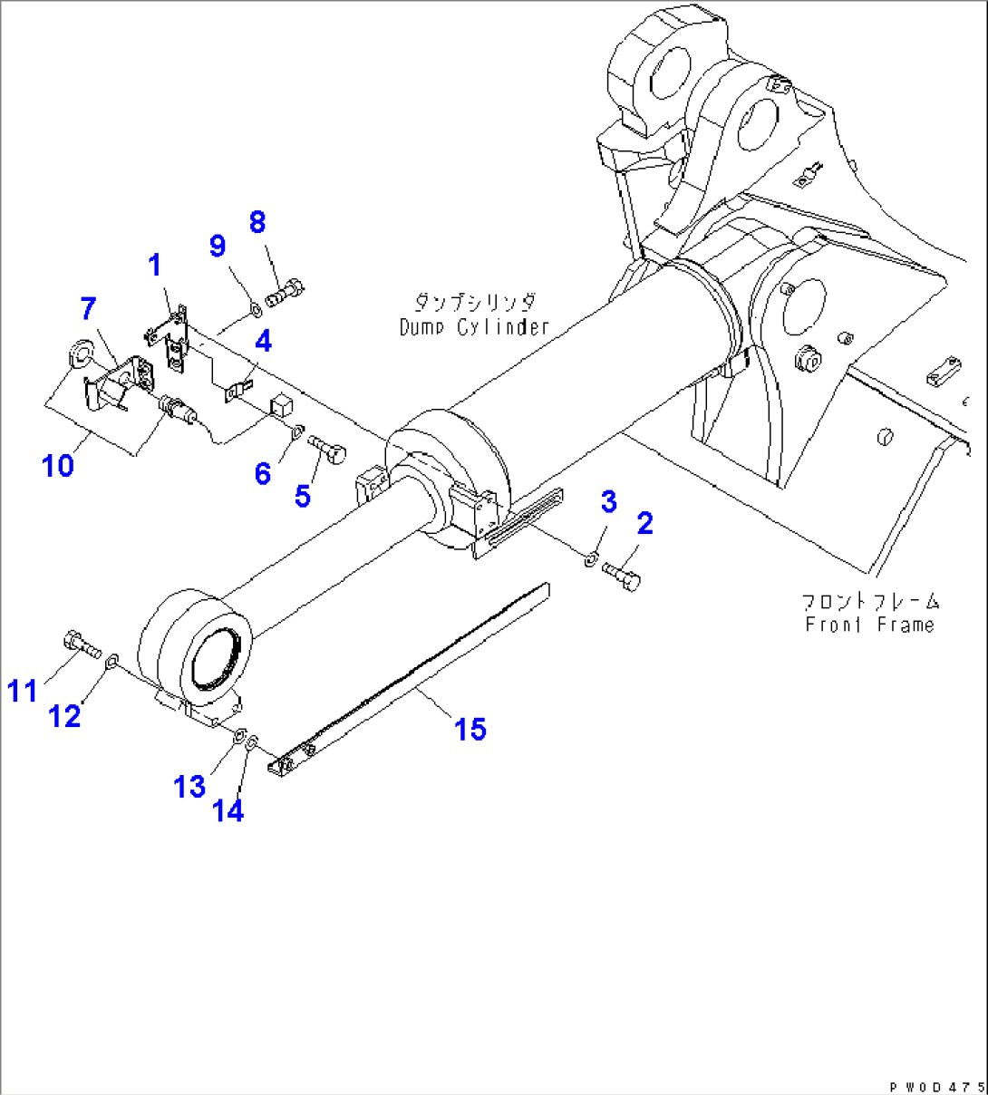 BUCKET POSITIONER(#85001-)