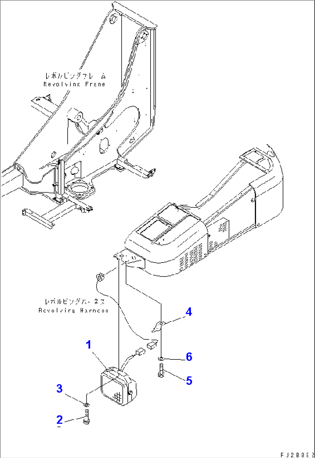 ADD. WORKING LAMP (FRONT L.H.)(#10001-)