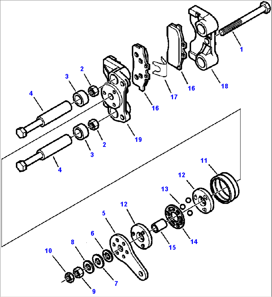 F3467-01A0 REAR AXLE CALIPER