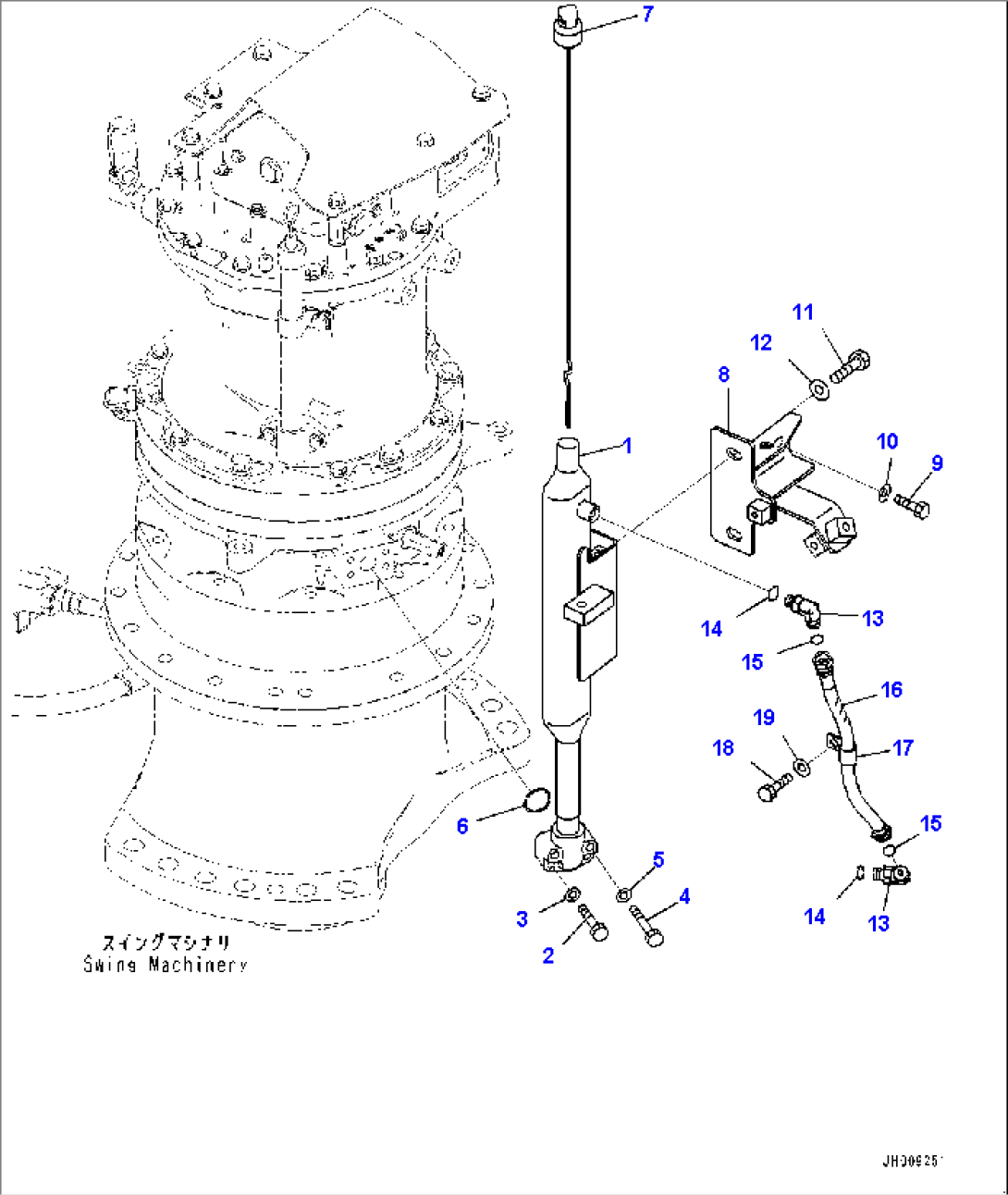 Swing Machinery and Motor, Gauge (#1001-)