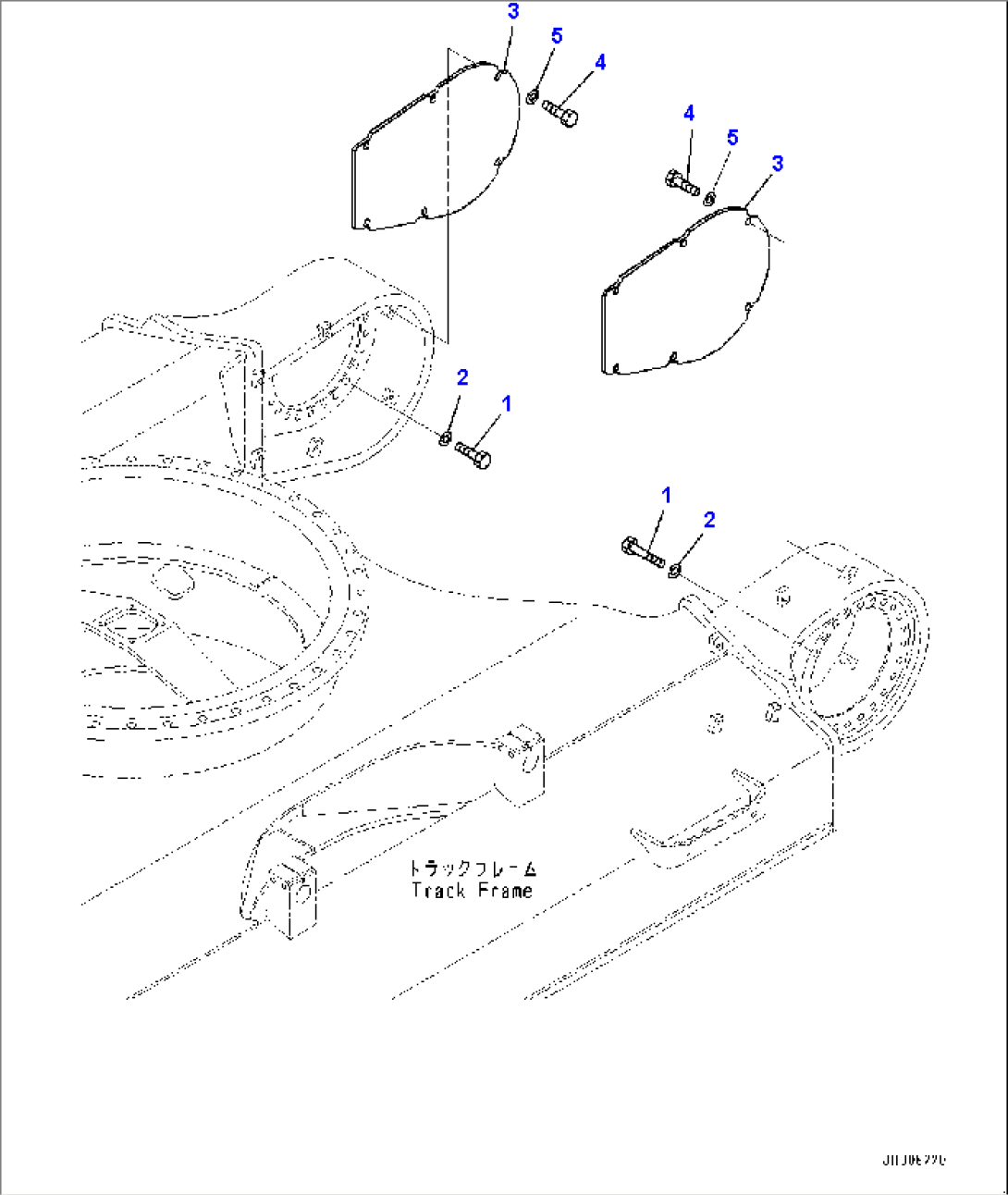 Travel Motor and Final Drive, Cover (#80001-)