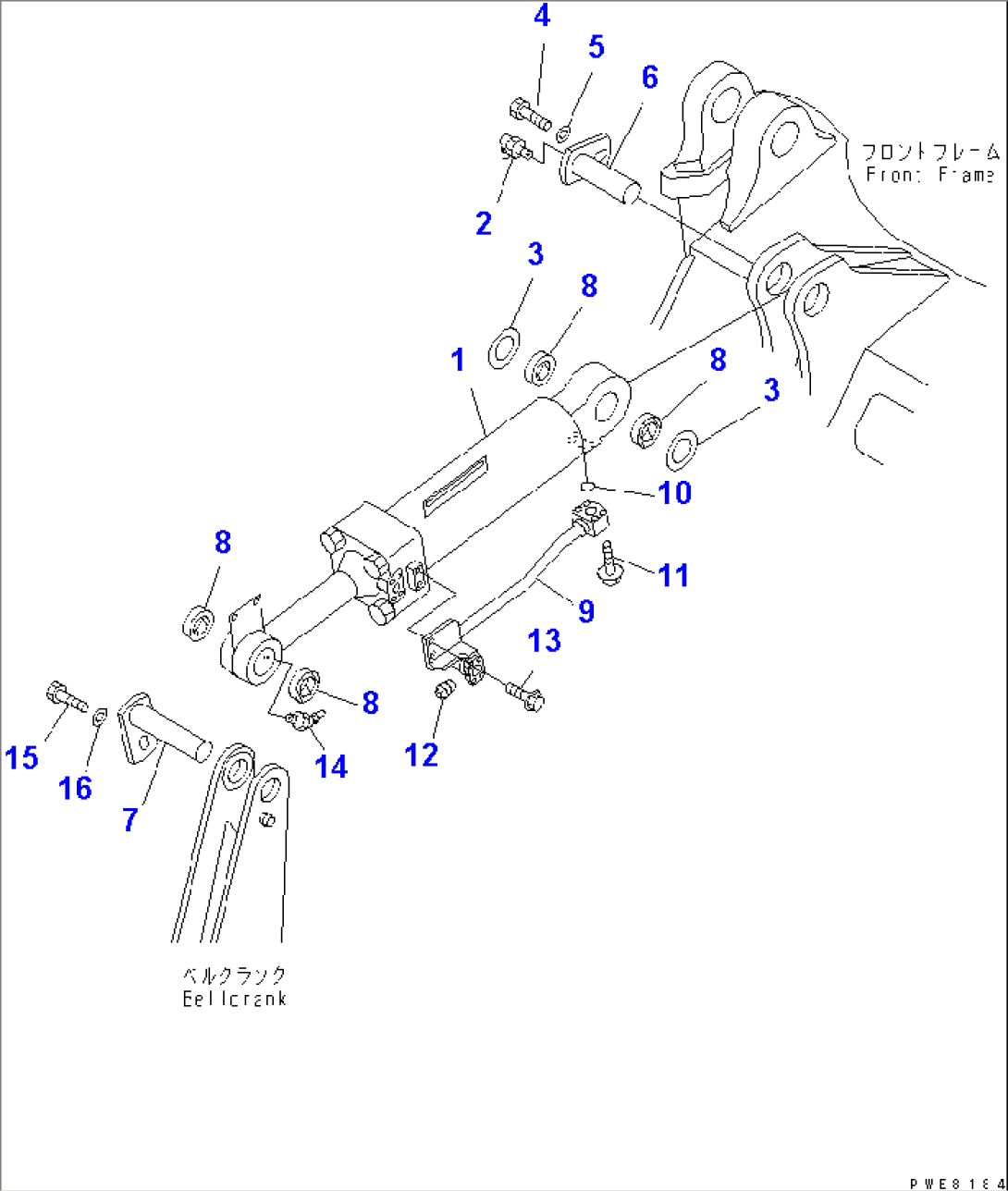DUMP CYLINDER (DUMP CYLINDER AND PIPING)