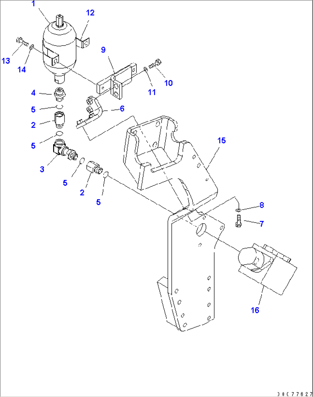 ATTACHMENT LINES (ACCUMULATOR LOWER) (1 ACTUATOR)